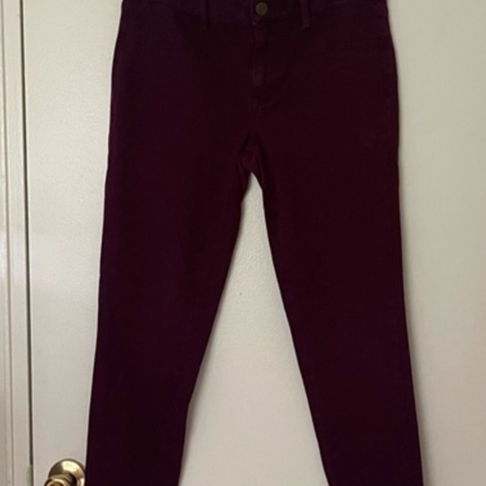 American Eagle burgundy jeggings - 12